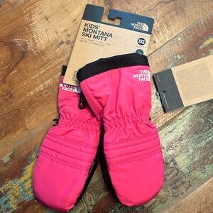NWT North Face Kids Montana Ski Mitts